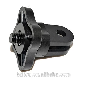 Factory direct sale New Tripod Convert Mount Adapter for Go pro Cameras with 1/4 inch connector mounts