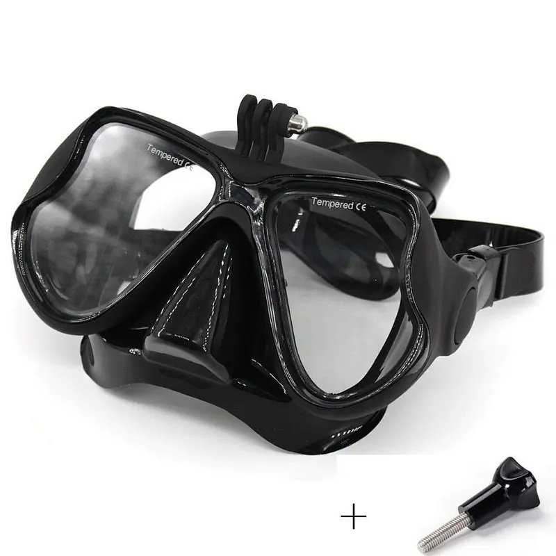 2018 Professional Underwater Diving Mask Scuba Snorkel Swimming Goggles Scuba Diving Equipement Suitable For Most Sport Camera