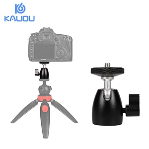 Kaliou 360 Degree Rotating Swivel Mini Tripod Ball Head 1/4