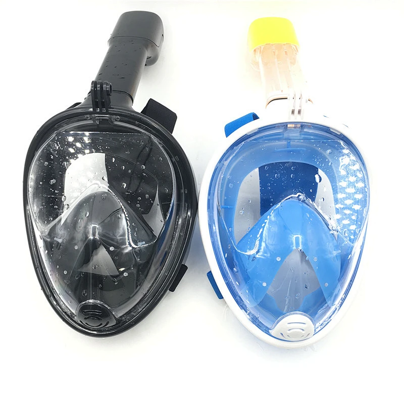 Blue/Black Professional Underwater Camera Diving Mask Scubas Snorkel Swimming Goggles for GoPros Sports Camera diving equipment
