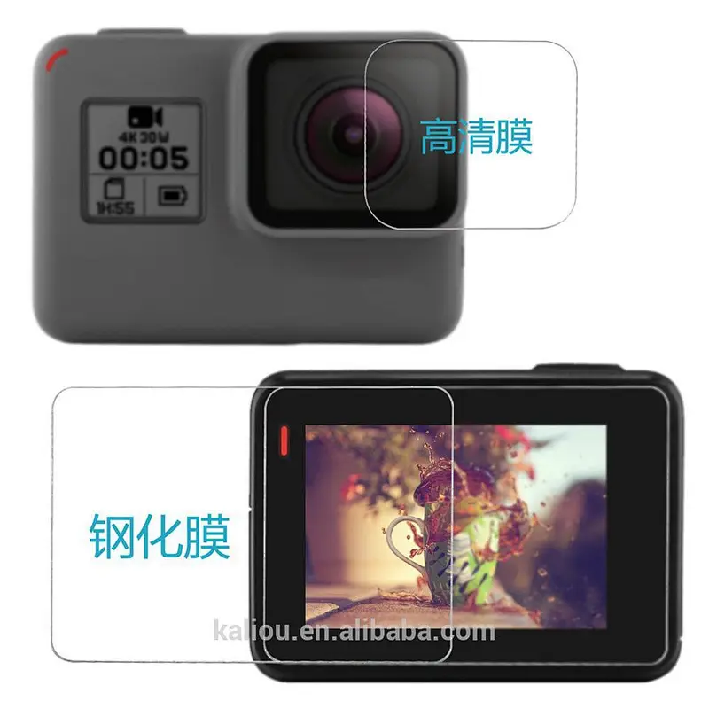 Hot sale Tempered High Definition LCD Screen Protector Film for Go pro heros 5