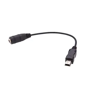 适用于GoPros Hero4 / 3 + 3.5mm麦克风适配器音频电缆3.5mm扬声器线辅助电缆配件