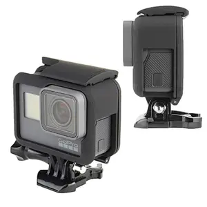 Kaliou Plastic Protective Housing Case Outdoor Protection Border Frame for Gopro5 Case Action Camera Accessories Kits Set