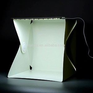 Photography Table Shooting Tent Portable Foldable LED mini Photo Studio for Mobile or Camera