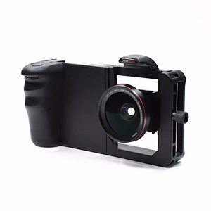 Kaliou phone Stabilizer Universal Adjustable Handheld Stabilizer Rig Mount Kit Holder with Lens Filters Use for Smart Phone