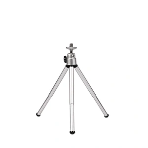 Kaliou Silver Color Travel Stand Holder Camera Phone Mini Tripod for Smartphone for Go pro 7 6 5 4 3+ 2 1 iphones Huaweixiaomi