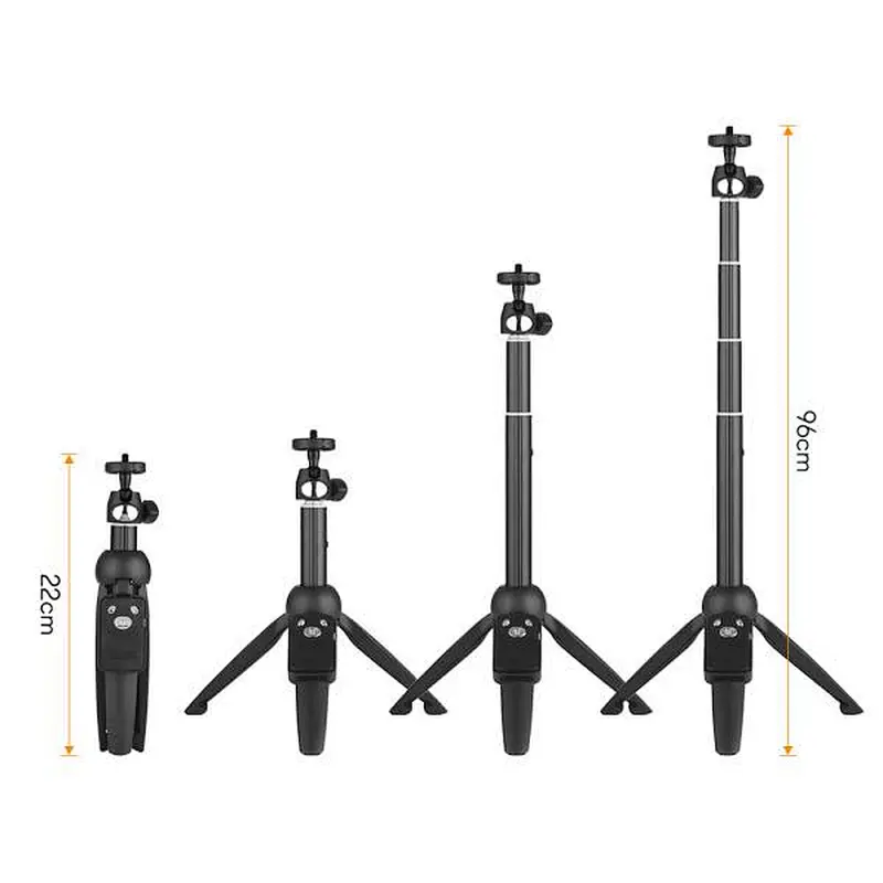 Factory Direct Sale Mini Extendable Foldable Yunteng 9928 3-in-1 Wireless Bluetooth Selfie Stick Tripod with Remote Control