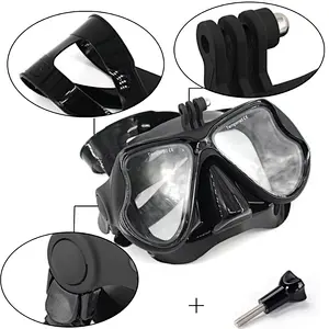 2018 Professional Underwater Diving Mask Scuba Snorkel Swimming Goggles Scuba Diving Equipement Suitable For Most Sport Camera