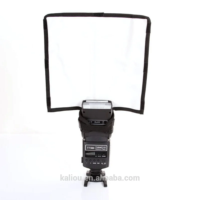 Foldable 25*25cm Photography External Flash Light Barrier Speedlight Reflector for Camera