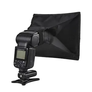 Kaliou  20cm or 30cm Universal Foldable Flash diffuser light photography Soft box for Canon/Nikon/pentax Universal DSLR CAMERA