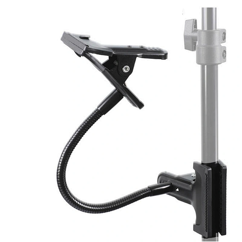 Multifunction 50cm Flexible Magic Arm + 2 Strong Iron Background Holder Clamp Reflector Clip Camera Photo Studio Accessories