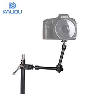Kaliou Adjustable Articulating 11 Inch Magic Arm + Large Crab Clamp Super Clamp For Camcorder LCD Monitor LED Light DSLR Camera