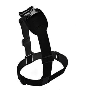 Adjustable Elastic Single/Double Shoulder Camera Chest Strap Mount Harness Belt for GoPro Hero 7, 6, 5, 4, 3+Action Camera
