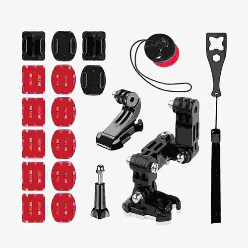 Kaliou Go pro Helmet Mount kit with J Hook Buckle Screw Wrench Thumb Konb Screw for Gopros 7 6 5  4 3 2  1 Action Camera
