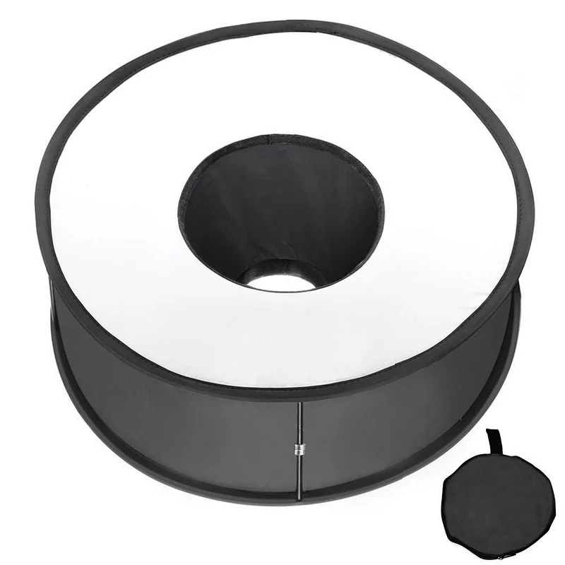 Kaliou 45cm Ring Softbox Speedlight Round Style Flash Light Shoot Soft box Foldable Professional Flash Light Diffuser