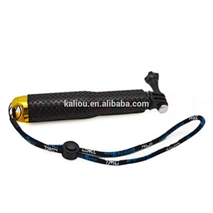 Kaliou Flexible Metal rod with non-slip rubber handle 19 inch phone selfie stick For Xiao YI Camera