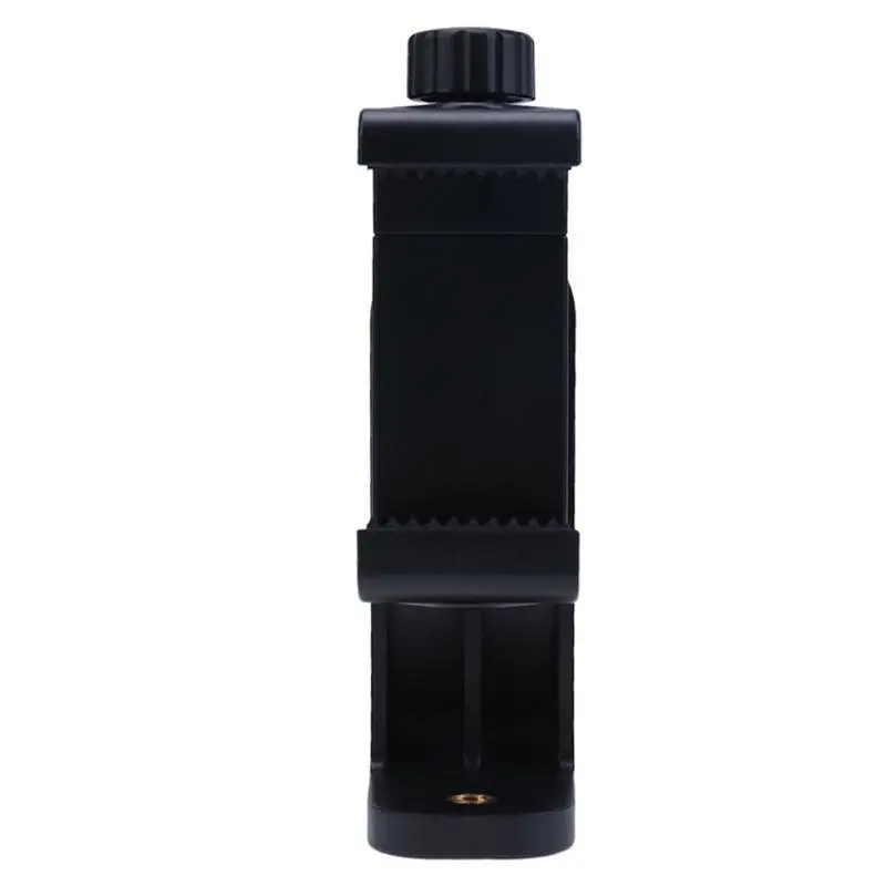 Universal 1/4 Screw Hole Phone Clip 360 Degree Rotatable Mobile Phone Clamp Broadcast Bracket for Tripod Monopod Selfie Stick
