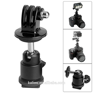 Kaliou Hot Shoe Ball Head Adapter Bracket with 1/4