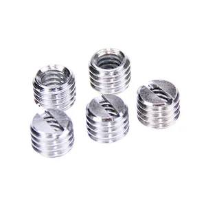 NEW camera screw Convert nut UNC 1/4 inside and 3/8 outside thread metal screw for tripod ball head quick release plate adapter