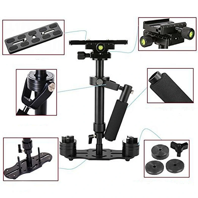 Kaliou Good selling S60 portable handheld steady camera dslr stabilizer handheld gimbal
