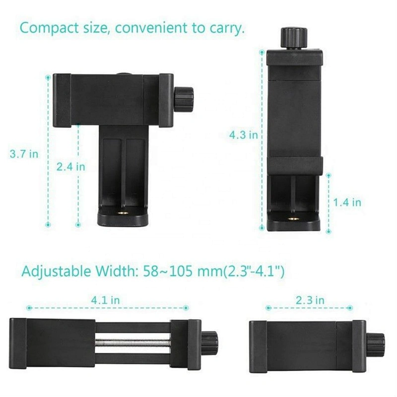 Universal 360 Degree Rotating Support Stand Phone Clip Holder Selfie tripod Bracket Mount for Smartphone live Streaming