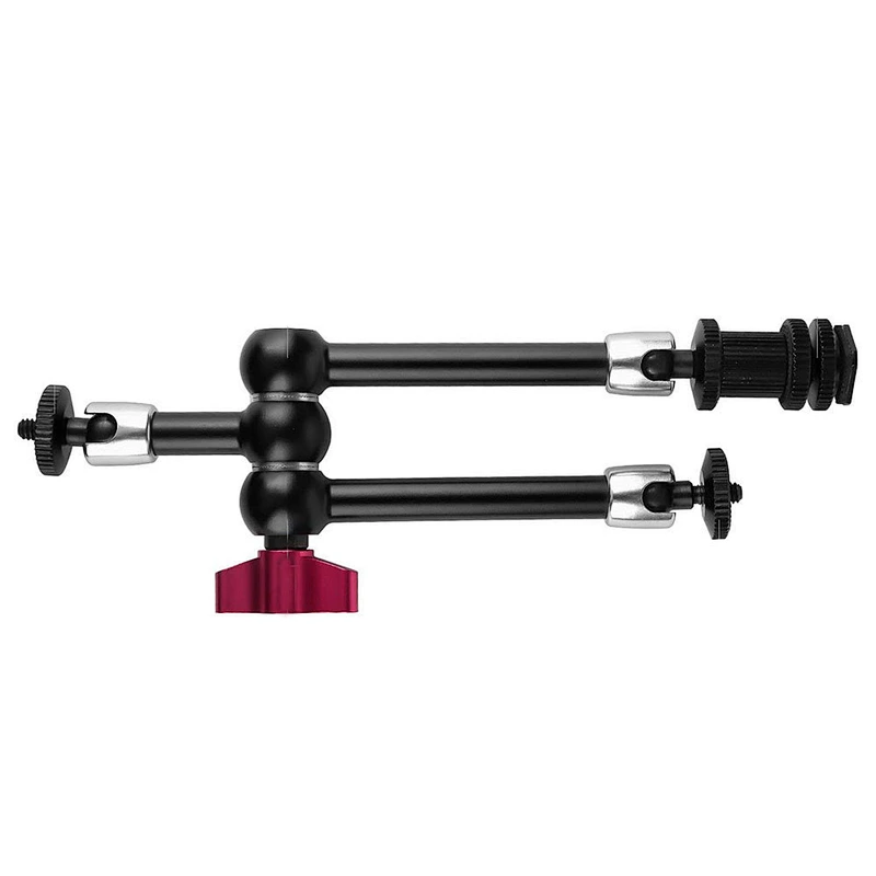 New arriving 11inch Articulated magic arm Added Aluminum for HDMIs Monitor LED Light LCD Video Camera Flash tripod arm DSLR