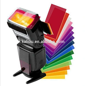 12pcs Strobist Flash Filter Color Card for Camera