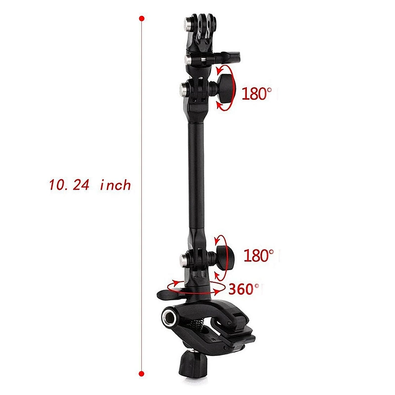 Kaliou Tablet Holder Clamp Table Foldable Multifunction Car Stand Aluminum 360 Rotation Wall Mount Bed Bracket