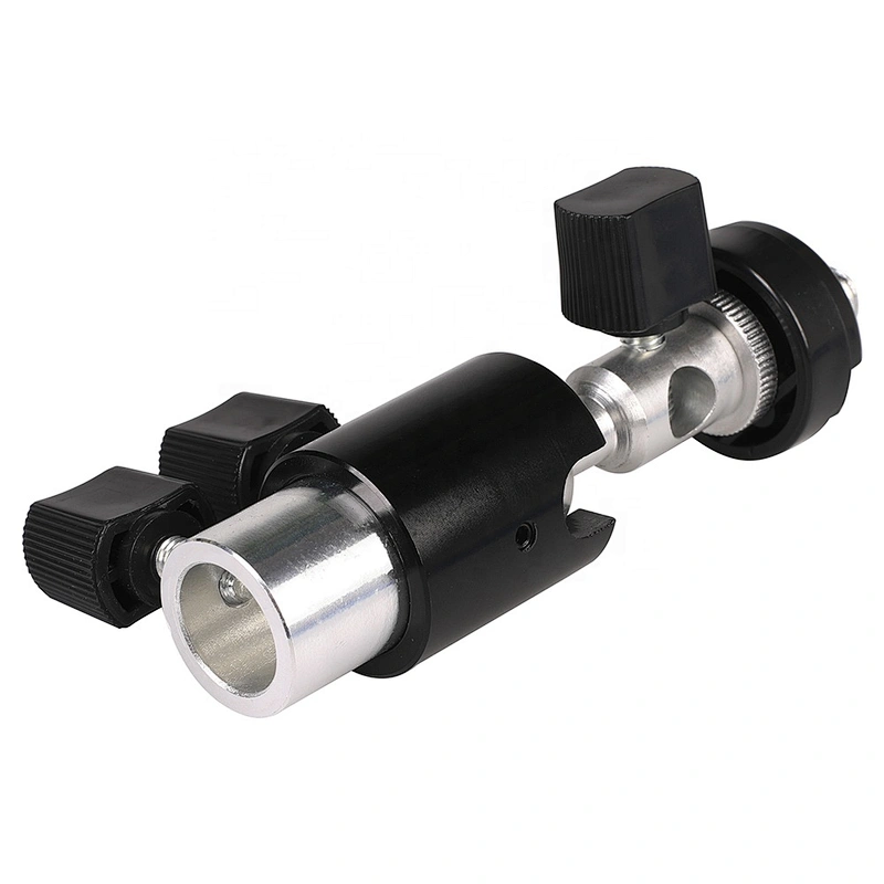 Kaliou C type-adapter Multi-functional small pan tilt strobe Umbrella Flash bracket holder Connector