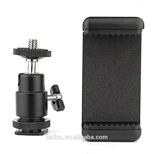 Kaliou Hot Shoe Ball Head Adapter Bracket with 1/4