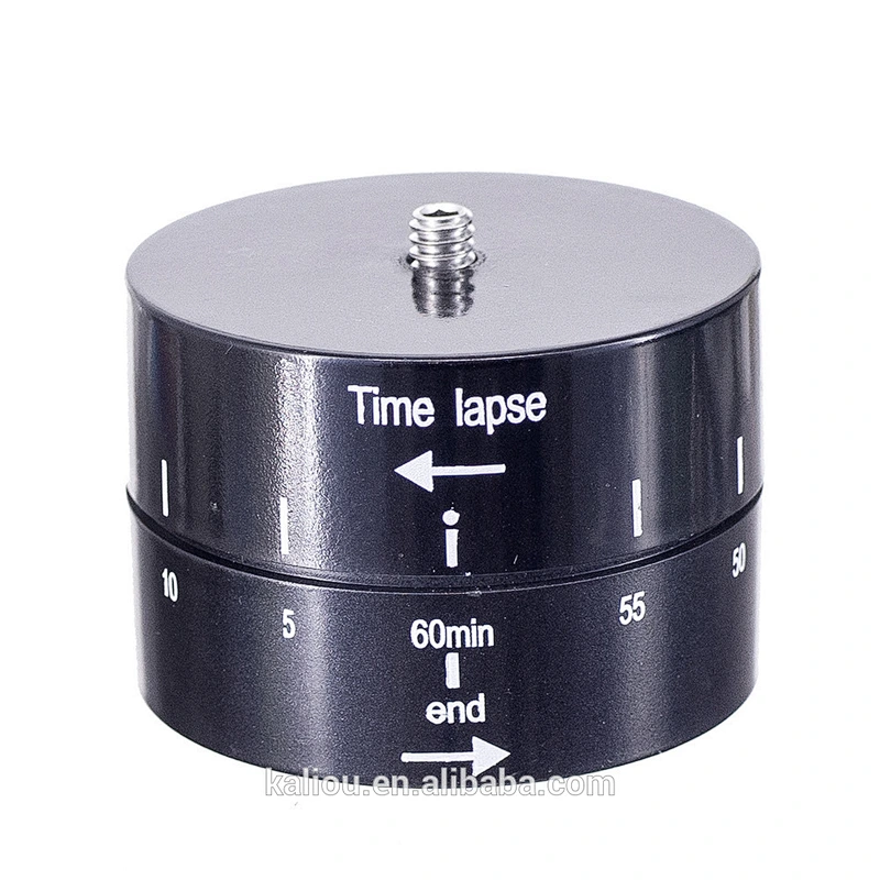 60Min 360 Degree Auto Rotating Time Lapse Stabilizer Pan and Tilt Head for Go pro