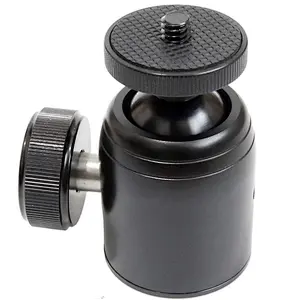 New arriving 360 Degree 1/4 tripod rotating Metal Tripod Mount Ball Head For DC Video Camera Quick Release