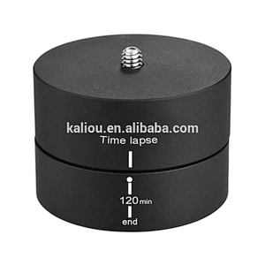 Kaliou Go pros accessories 360 Degrees 120min Panning Rotating Time Lapse Stabilizer Tripod for Go pros/ Xiaoyi cameras