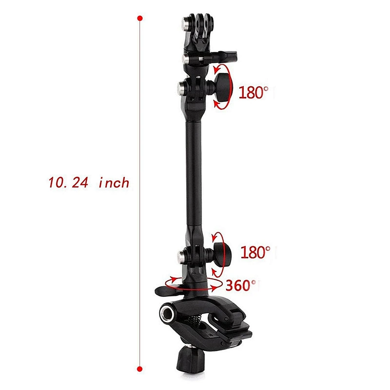 Music Gopros The Adjustable Instrument Tripods Clamp Mount For  Heros 4 3 5 Session SJCAM SJ4000 h9 Xiao-m-i Yi Accessories