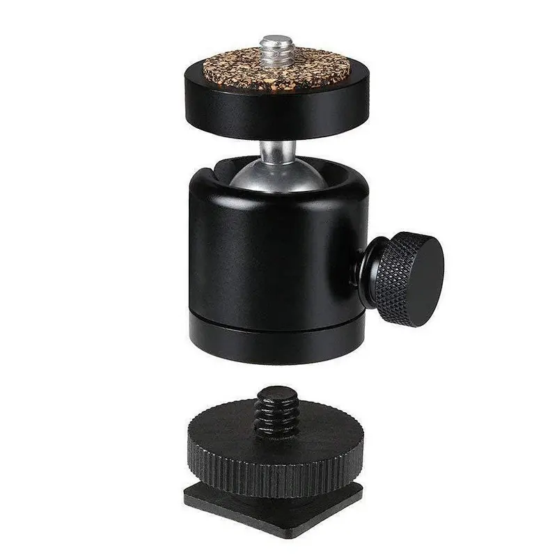 360 Swivel Camera Tripod Mini Ball Head 1/4