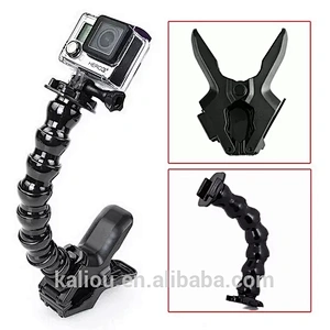 Wholesale Camera Flexible Gooseneck Jaws Flex Clamp Clip Mount for Go pro