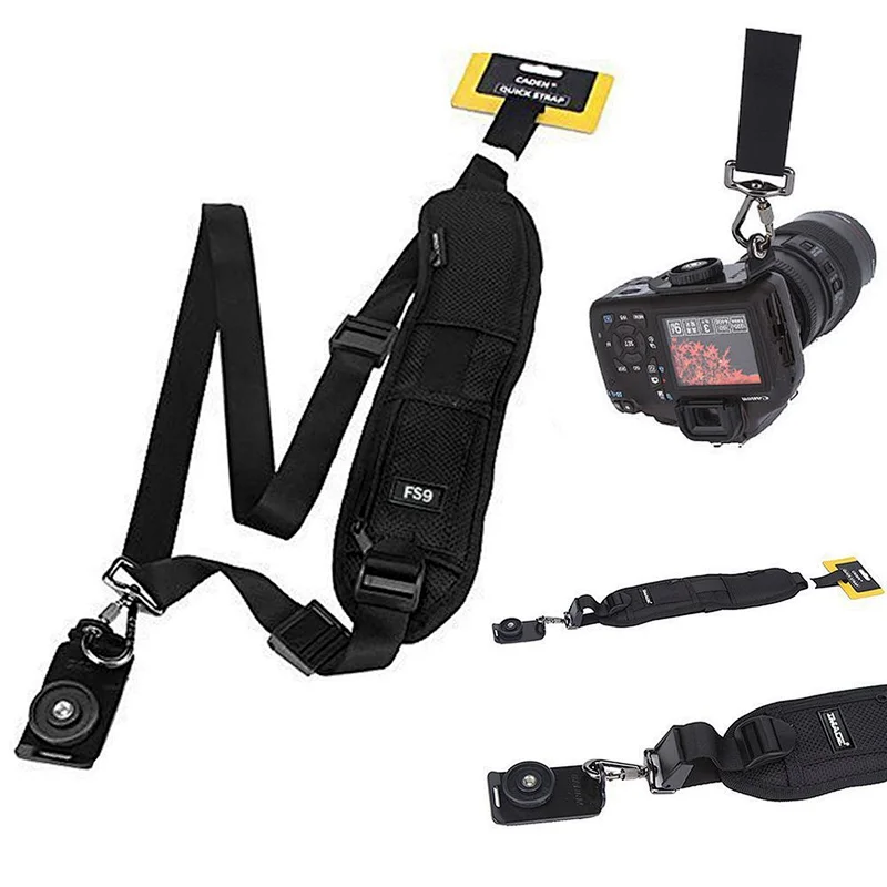 Quick Release DSLR Camera Neck Shoulder Strap with Metal Quick Rease Plate