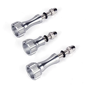 Metal CNC Screws with Knob Bolt Nut Set For Monopod Tripod Mount Adapter for GoPros action camera Accessories