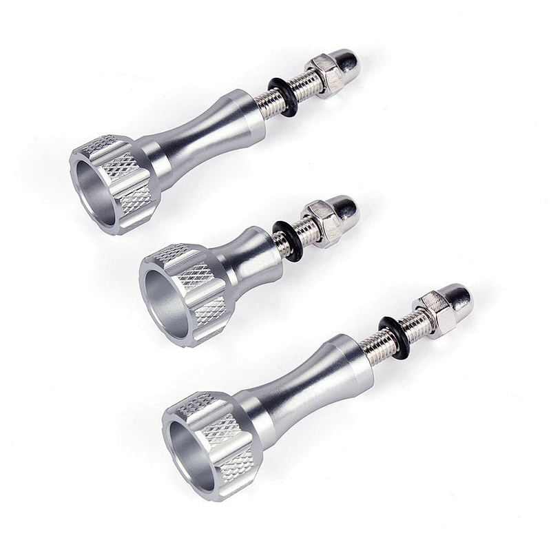 Metal CNC Screws with Knob Bolt Nut Set For Monopod Tripod Mount Adapter for GoPros action camera Accessories