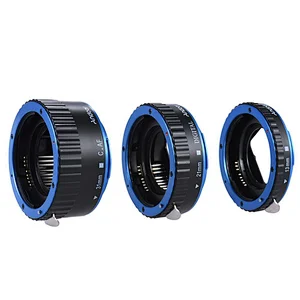 Kaliou 13mm 21mm 31mm Auto Focus Macro Extension Tube Set for Canon EF EF-S Lens Canon 700d t5i 7d 5d Black Red Silver color