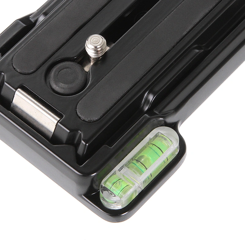 Kaliou QRA-635L Aluminium Alloy Fast Switcher Camera Quick Release Plate With Level for Camera Tripod Stabilizer