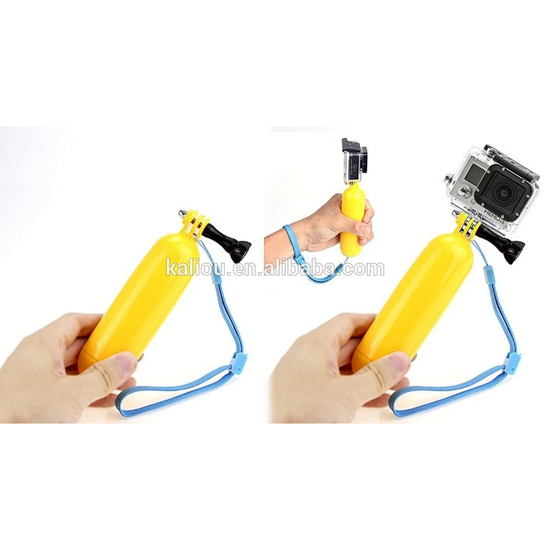 Kaliou Action Camera Accessories Flat-Bottomed Solid Color Bobber Floating Hand Grip / Buoyancy rods for ** Yi Sport Camera