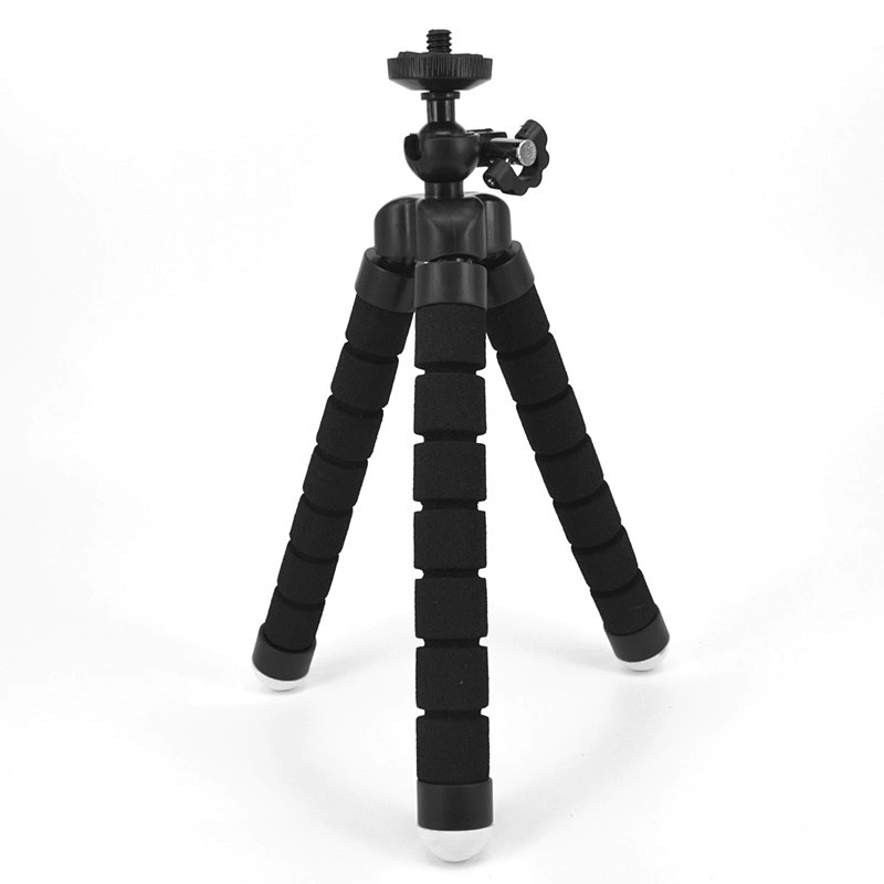 Flexible Sponge Octopus Tripod For iPhone Bluetooth Remote Shutter Mini Bracket Table Desk stand Phone Holder  red/blue/black