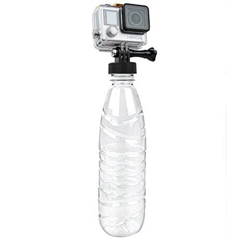 Kaliou 37mm Diameter Water Bottle Cap Connector Bottle Mount Adapter with Thumb Screw for Gopros 7 6 5 4 3 2 1