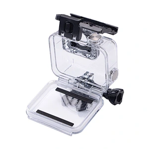 Kaliou Dustproof Protective Undeerwater 45M Waterproof Housing Case for GoPros 7 6 5 with Screw Buckle Base Removable Lens Cover