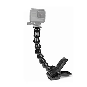 Kaliou Adjustable Jaws Flexible Clamp Mount for GoPros 7 6 5 4 Session/SJCAMSJ4000/Xiaomis XiaoYi 4K 4K+ Camera Tripod