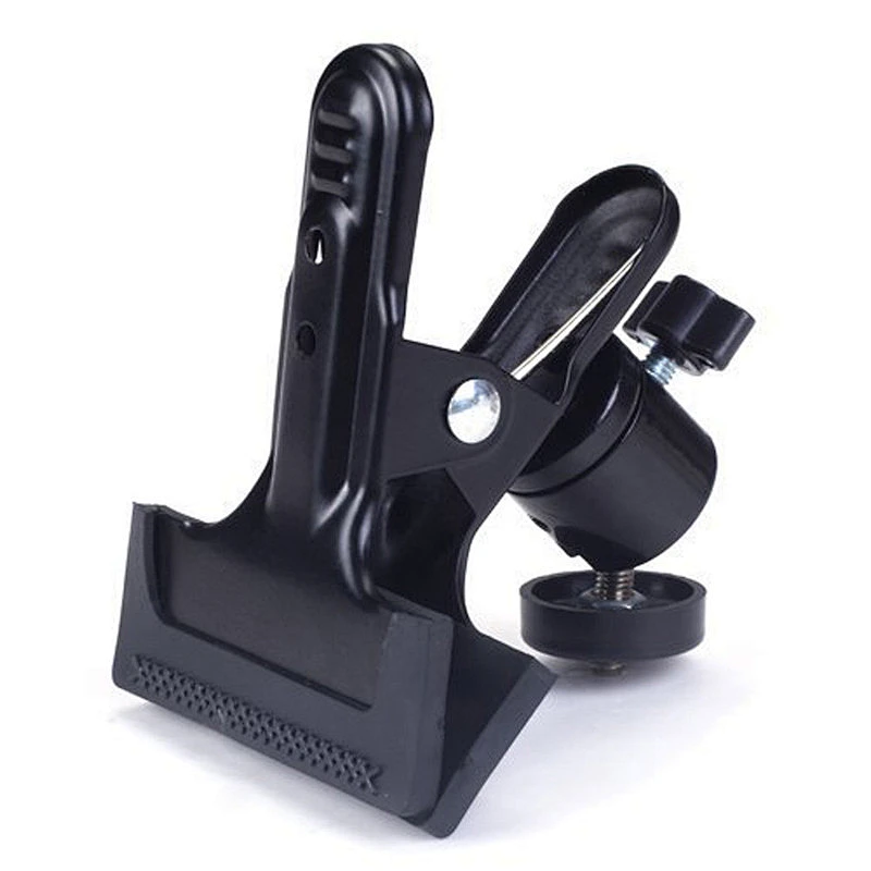Kaliou Tripod Head Multi-function Clip Clamp Holder Mount with Standard Ball Head 1/4 Screw photography accessories for Camera