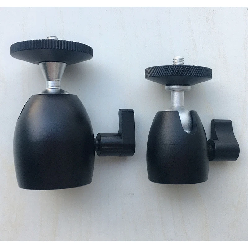 Kaliou Mini Ball Head Q39 Ball head Tripod Stand Adapter Quick Release Plate for Canons Nikons Sonys DSLR Camera Camcorder