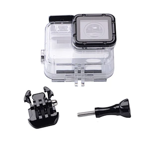 Kaliou Dustproof Protective Undeerwater 45M Waterproof Housing Case for GoPros 7 6 5 with Screw Buckle Base Removable Lens Cover