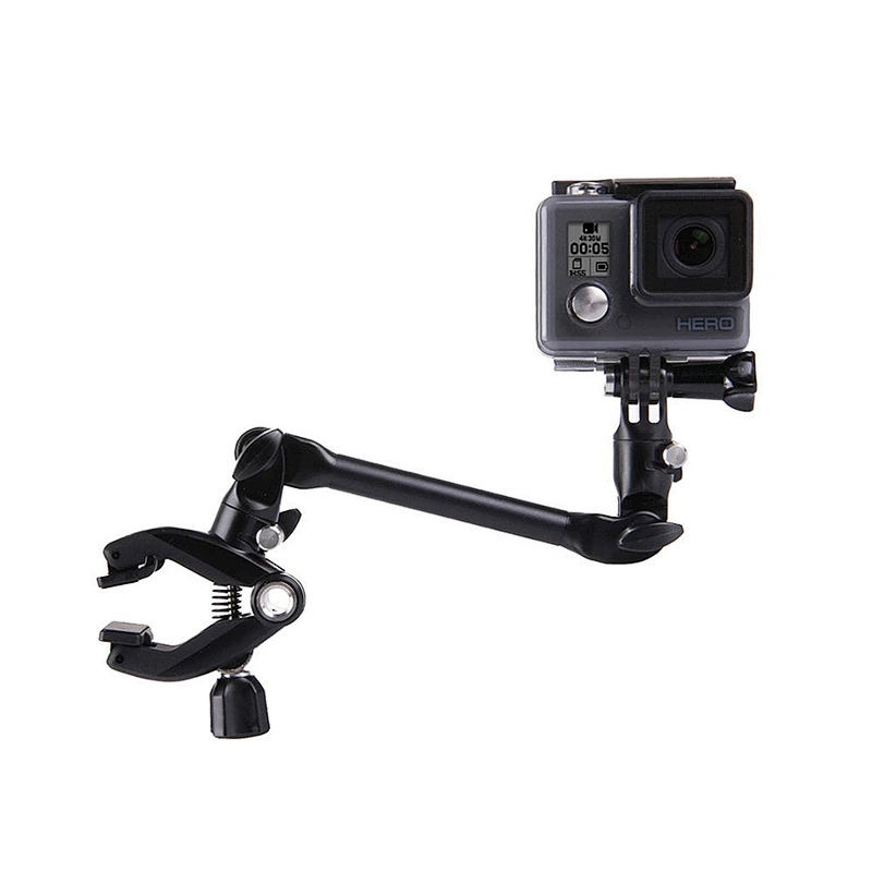Music Go pros The Adjustable Instrument Tripods Clamp Mount For  Heros 4 3 5 Session k SJ4000 h9 Xiao-m-i Yi Accessories